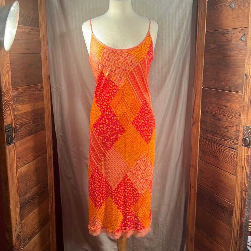 Raw Silk Boho Dress